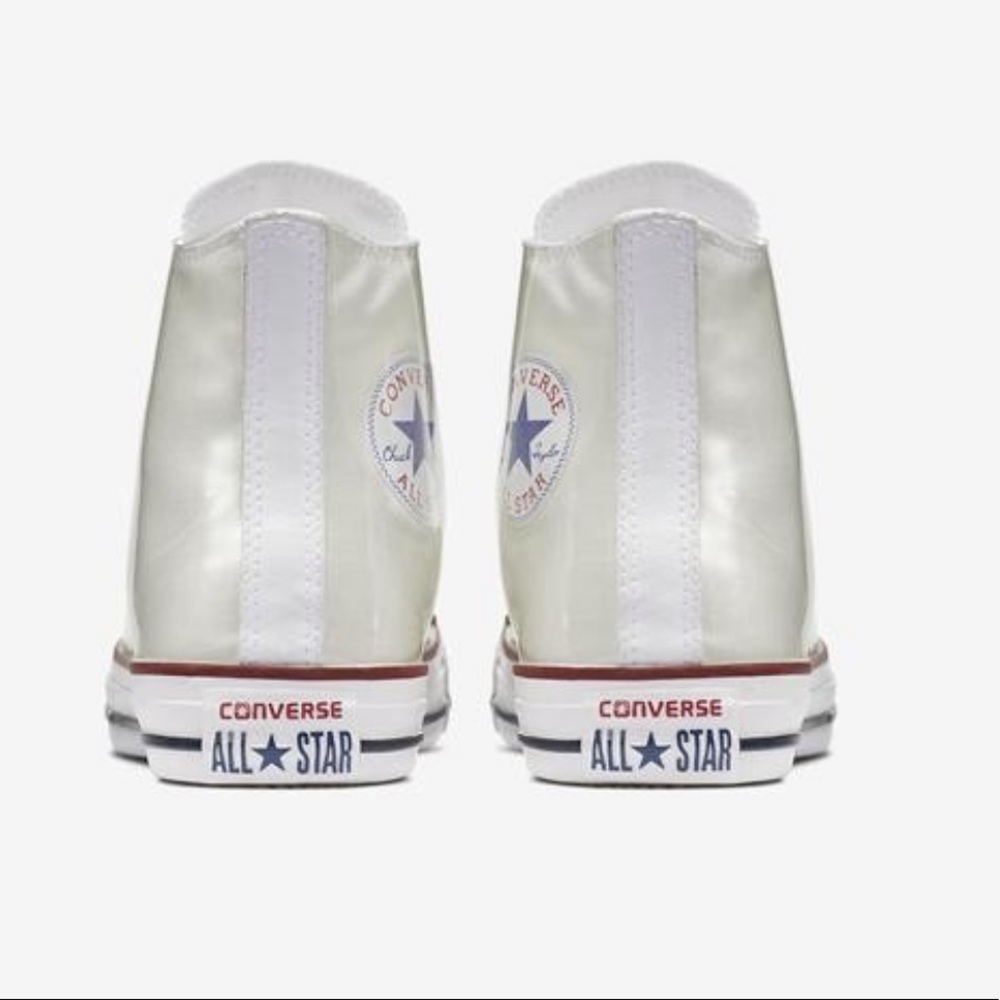 Converse White Lucite Cover High Top Sneaker - Picture 4 of 5